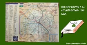 Boek schrijven is als metronetwerk Parijs
